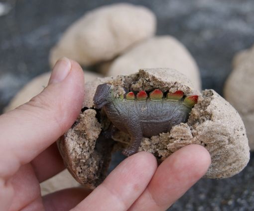 How to Make a Montessori-inspired Surprise Dinosaur Egg
