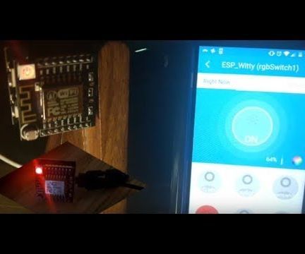 ESP8266/ESP12 Witty Cloud - Arduino Powered SmartThings RGB Controller