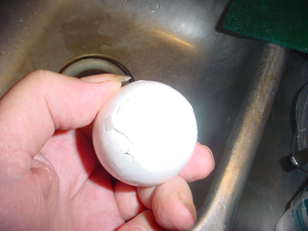 Peeling a Hard Boiled Egg
