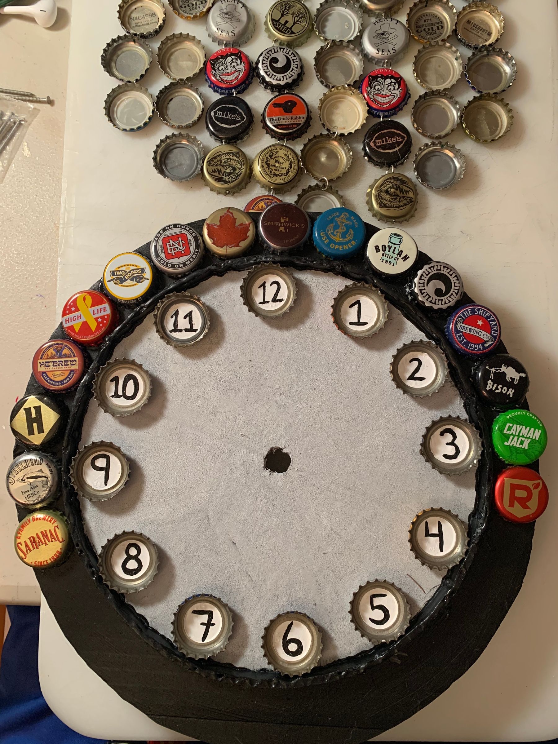 Bottle Cap Clock 9 Steps (with Pictures) Instructables