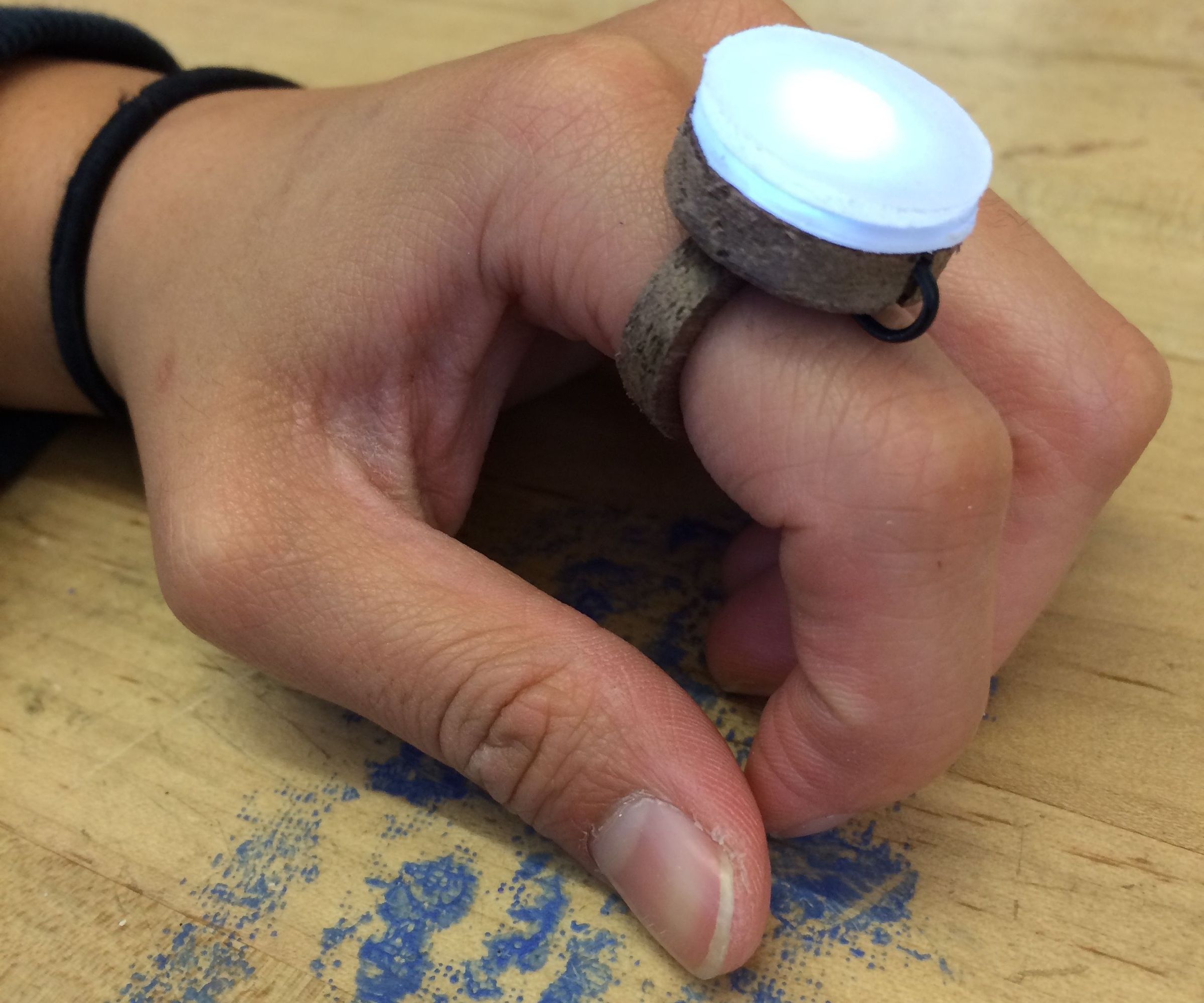 Wooden Luminescent Ring