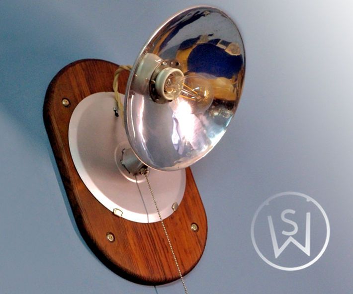 Turning Old Space Heater Into Wall Lamp (Kind of Restoration Project)