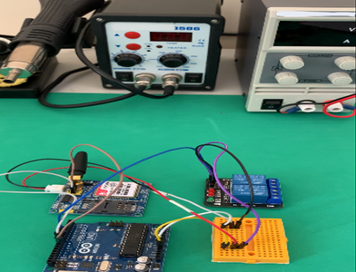 GSM Module Sim900A and Arduino to Control Relay Module Through SMS