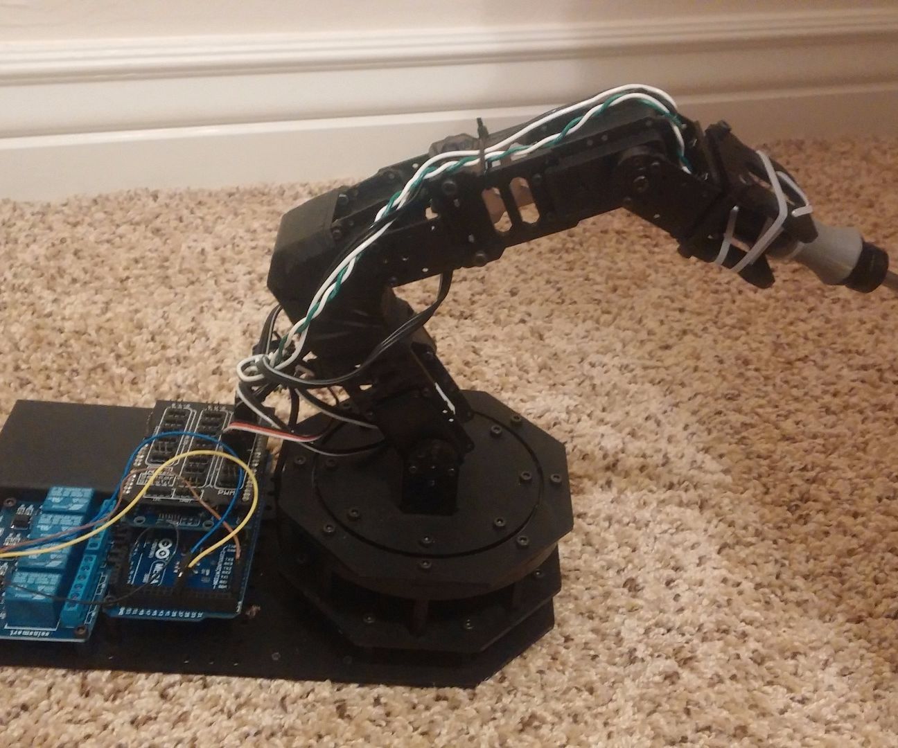 PS3 controlled Robotic Arm