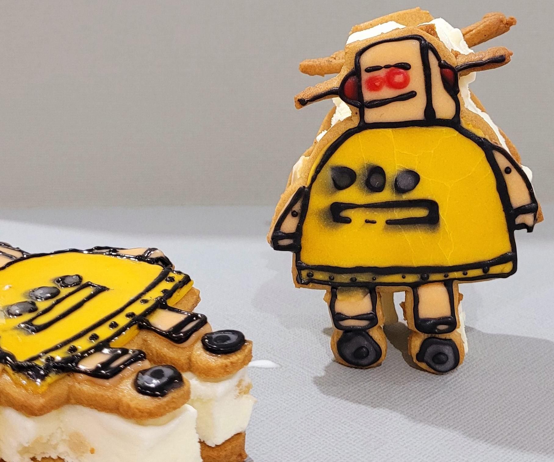 Gingerbread Icecream Sandwiches - Robot Style!