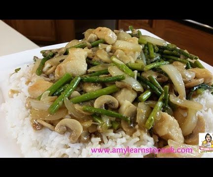 Amy's Chicken, Mushroom & Asparagus Stir-Fry 