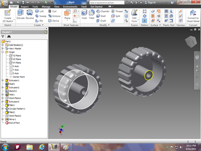 Starting a Model for the Wheels.