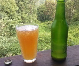 Refreshing Alcoholic Ginger Beer With Orange