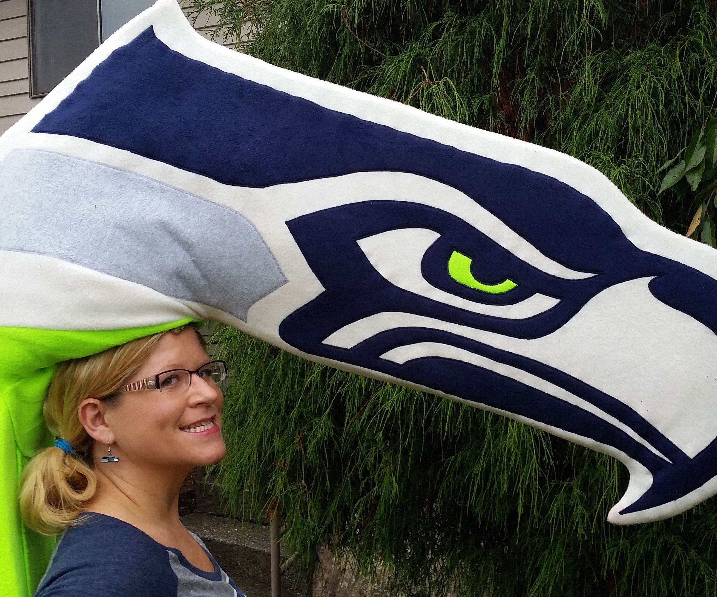 Sew Yourself a Seahawk (or Other Logo Mascot)