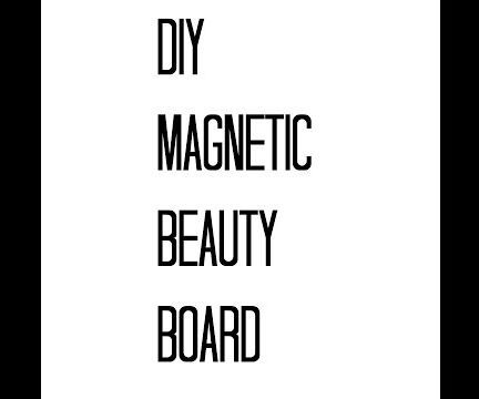 Magnetic Makeup/skincare Board