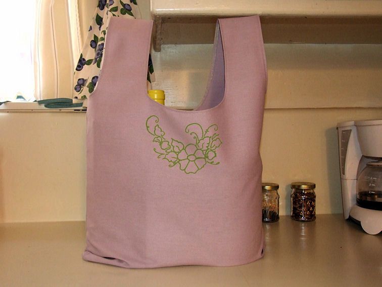Sew or Serge an Easy Market Tote