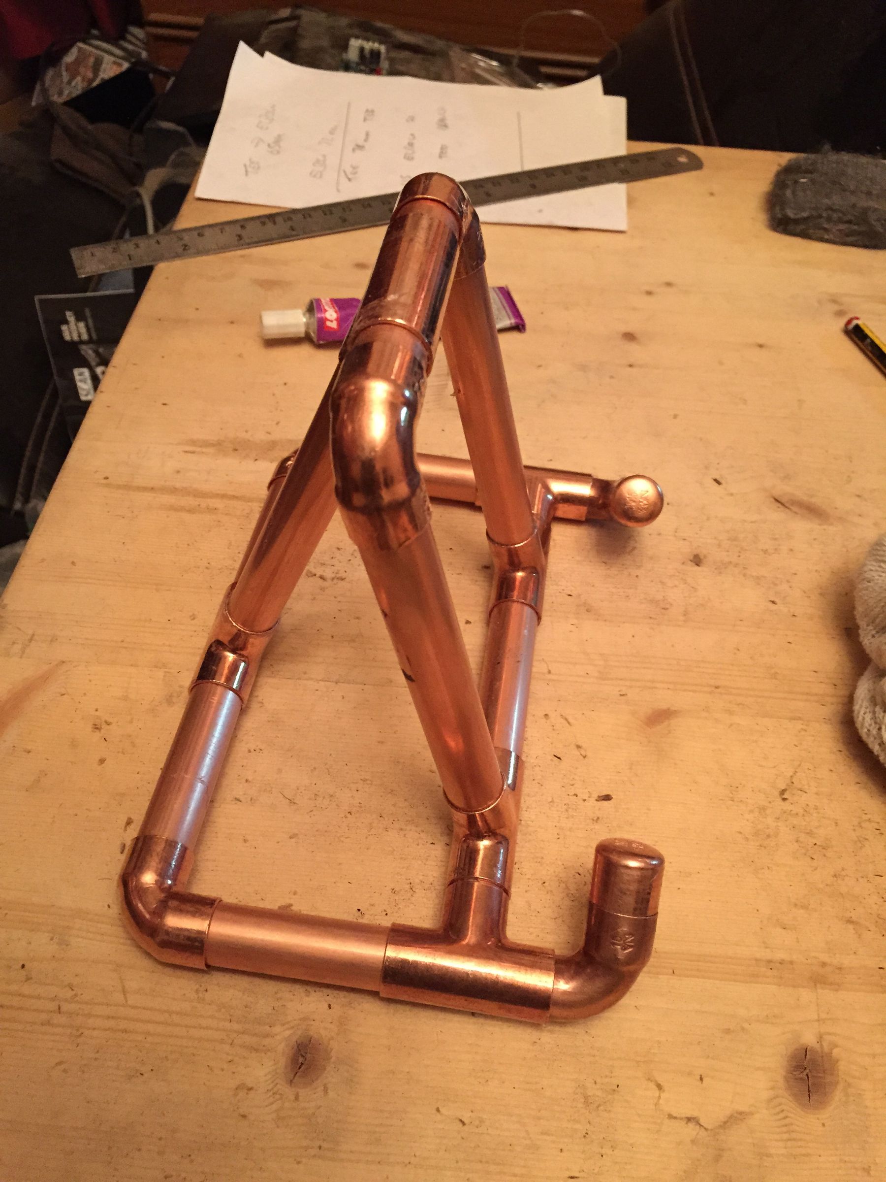 Copper IPad Stand