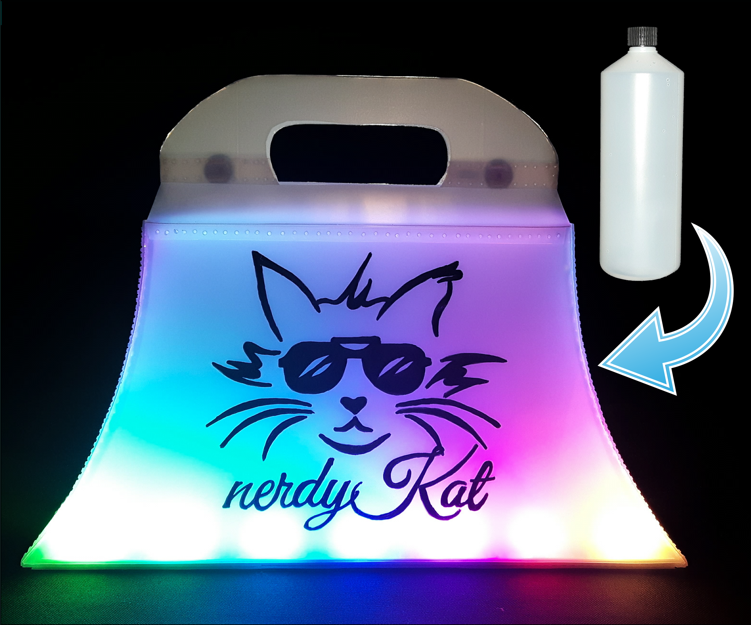 LED HDPE Plastic Handbag