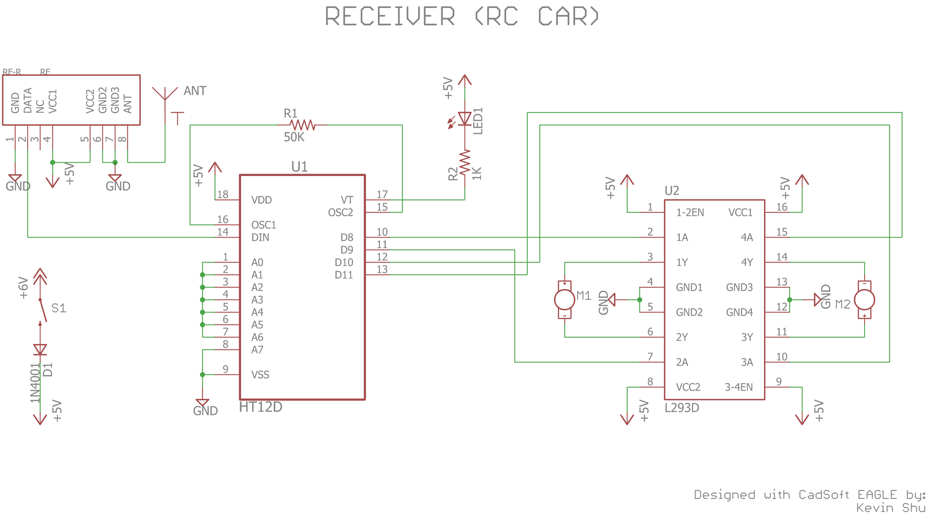 Circuit diagram of remote control car sales
