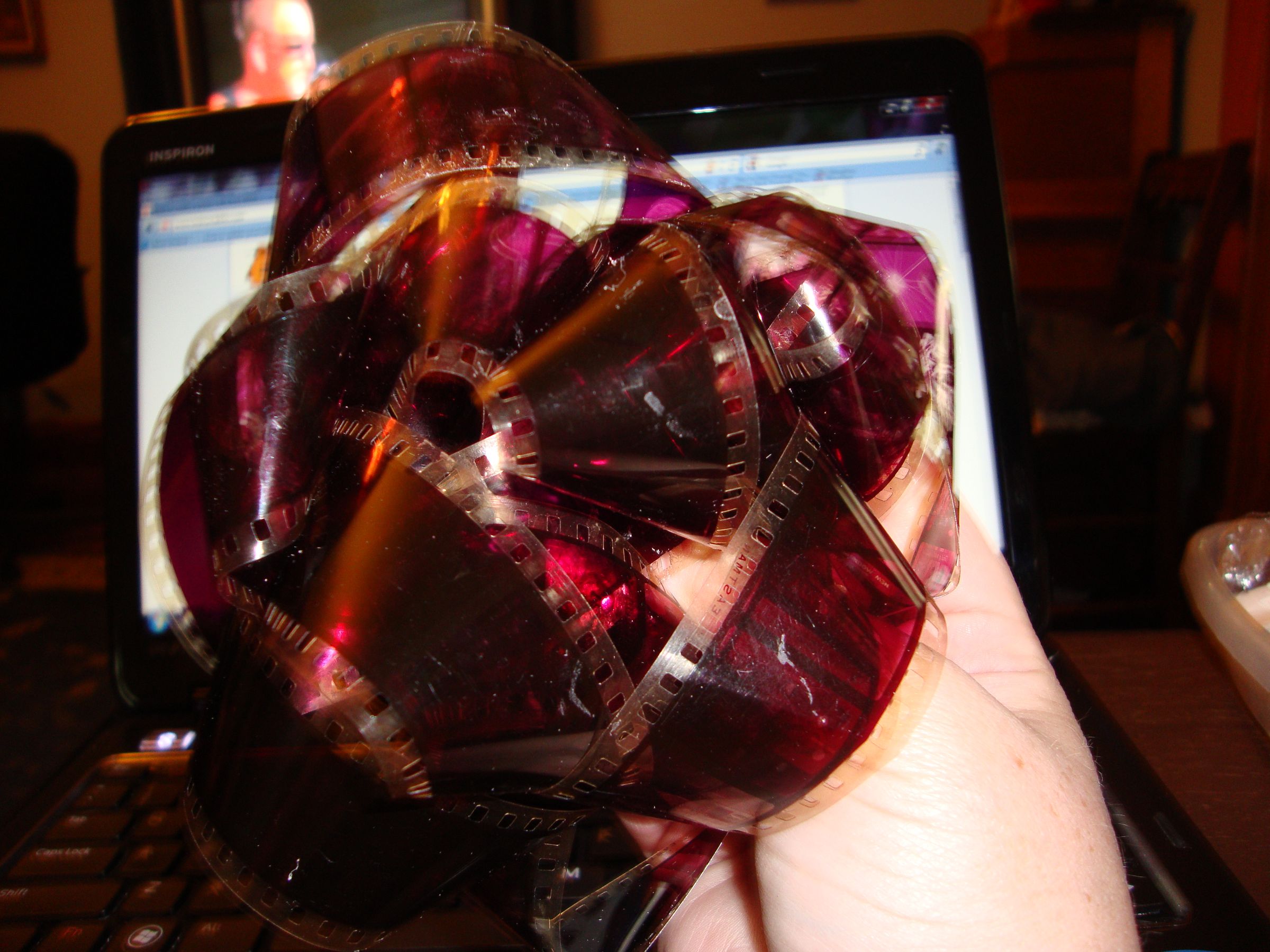 Old Film Strip Upcycled Into a Film Gift Bow : 7 Steps (with Pictures ...