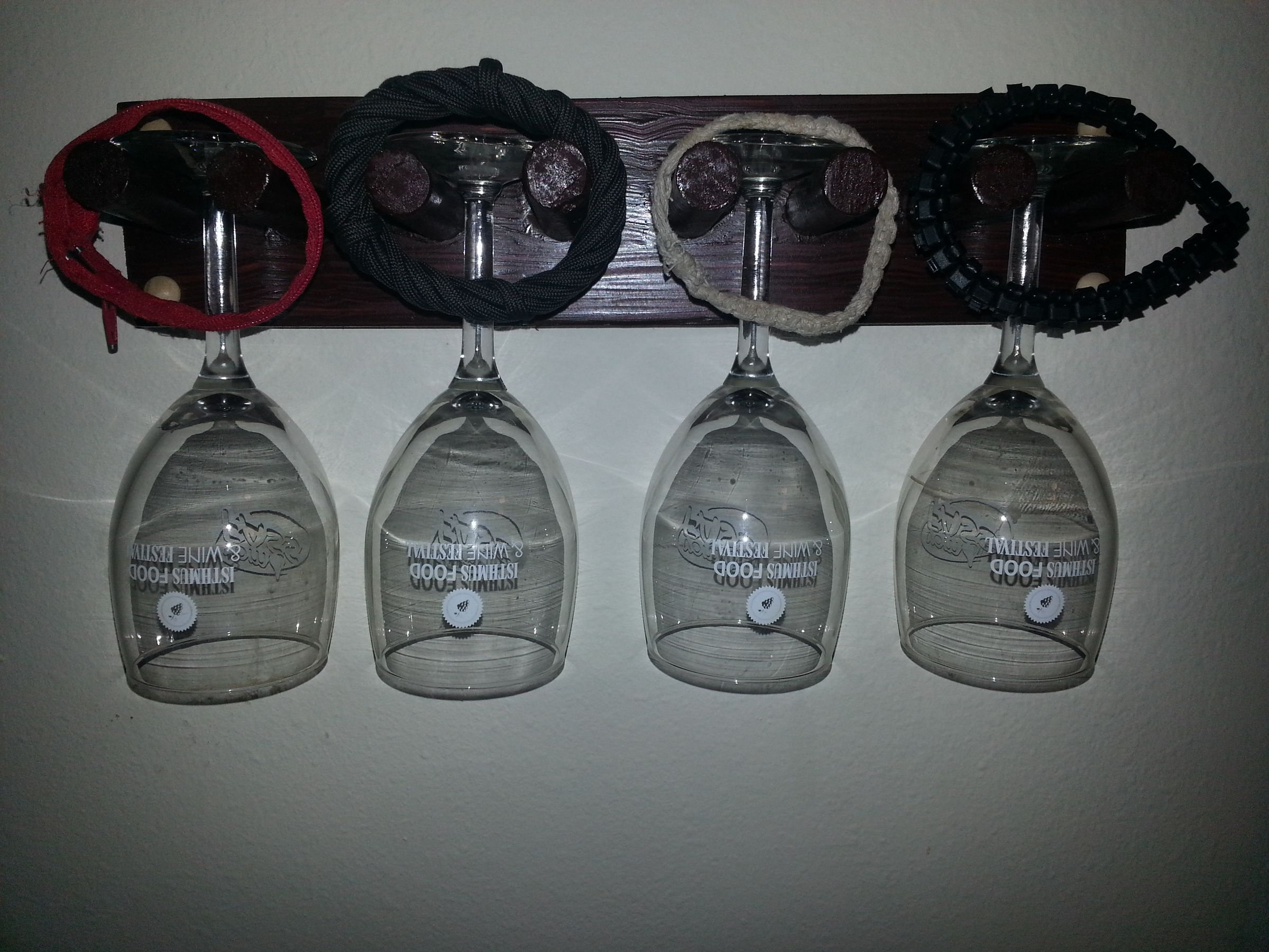 Wine Glass Wall Mount 4 Steps Instructables