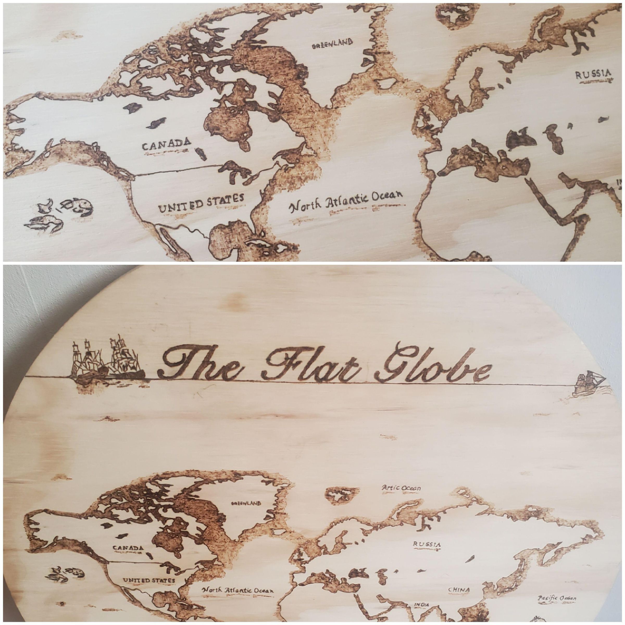 How to Use Pyrography Machine to Burn Map Onto Wood : 5 Steps (with ...