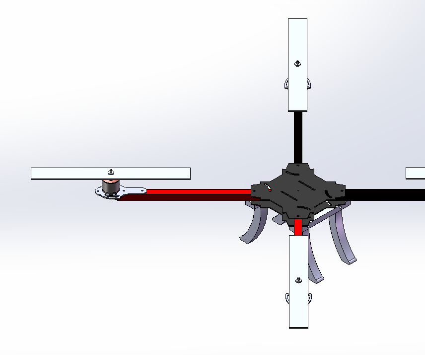 3D Printed New Legs for X525 Quadcopter 
