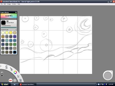 Sketching the Background