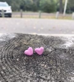 Heart Stud Earrings