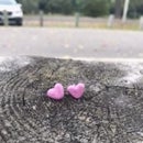 Heart Stud Earrings