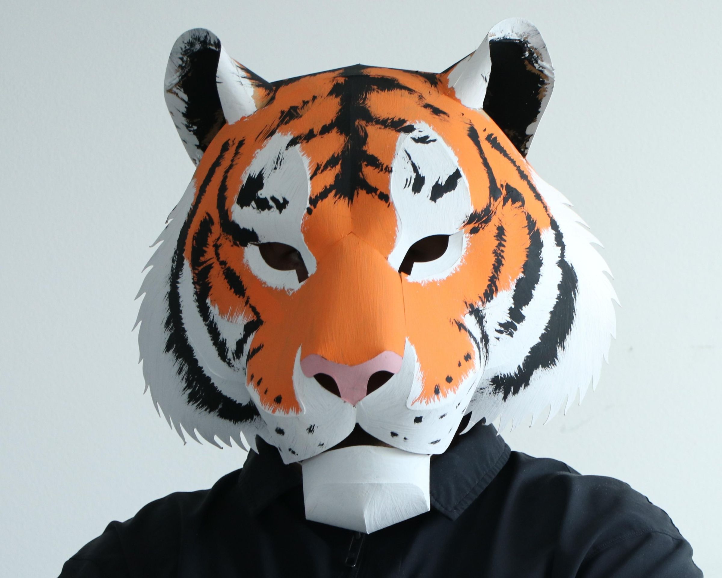 An Easy and Perfect Paper Tiger Mask
