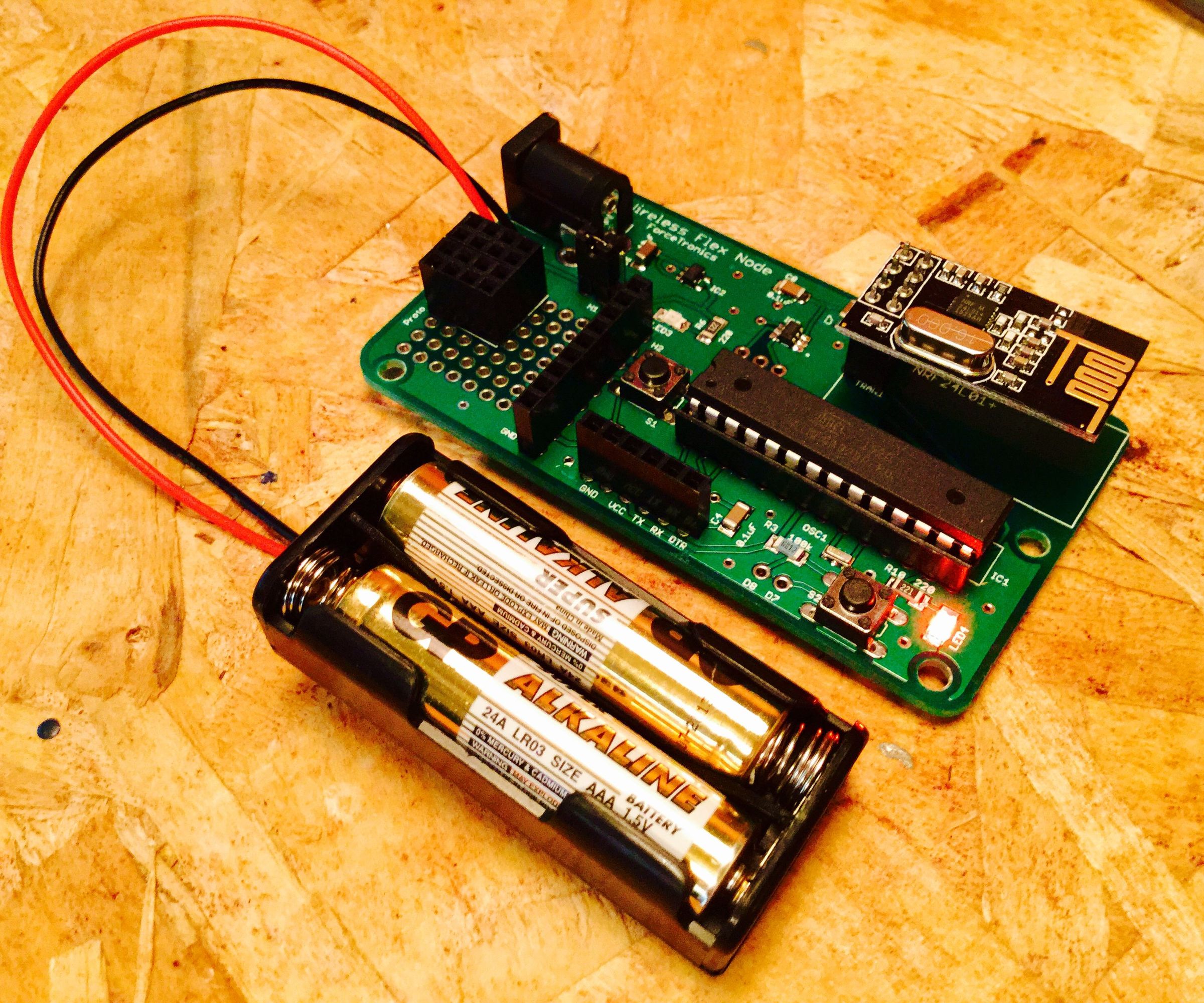 Wireless Sensor Node With the NRF24L01