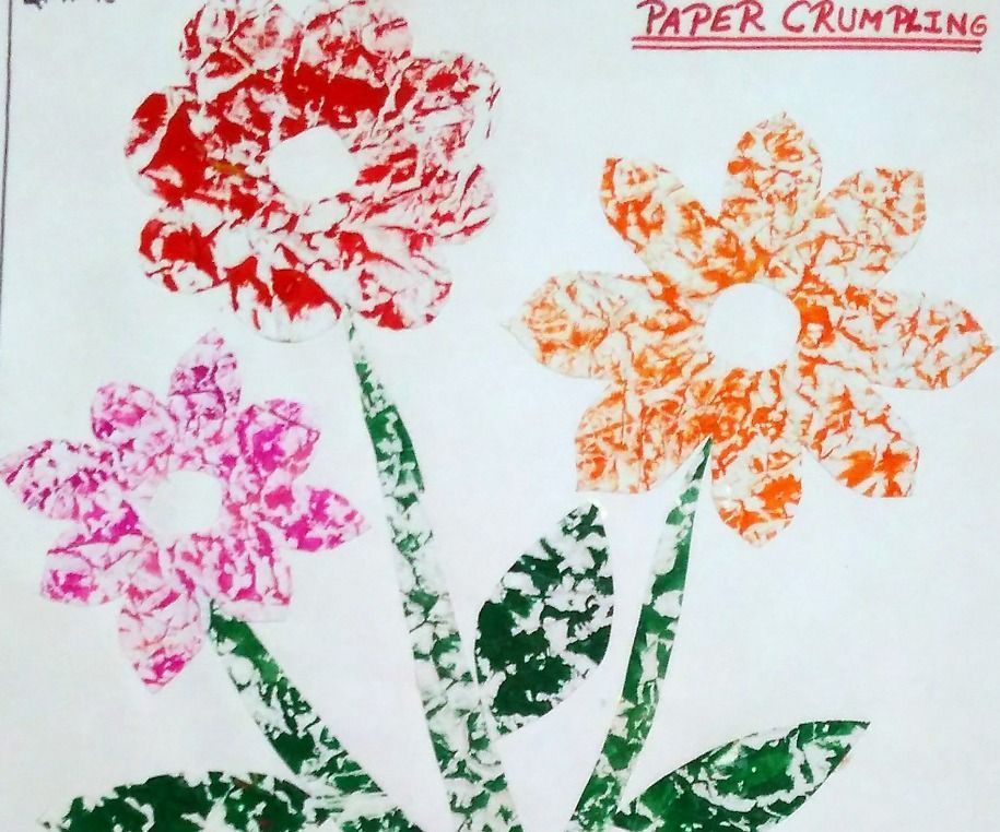 How to Use Crushed Paper for Drawing (Paper Crumbling Drawing) : 3