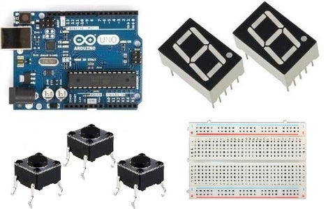 Arduino Countdown Timer With Setup Buttons : 5 Steps (with Pictures ...