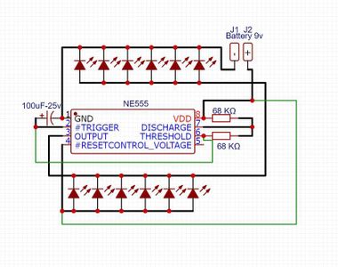 LED Flasher Circuit Design