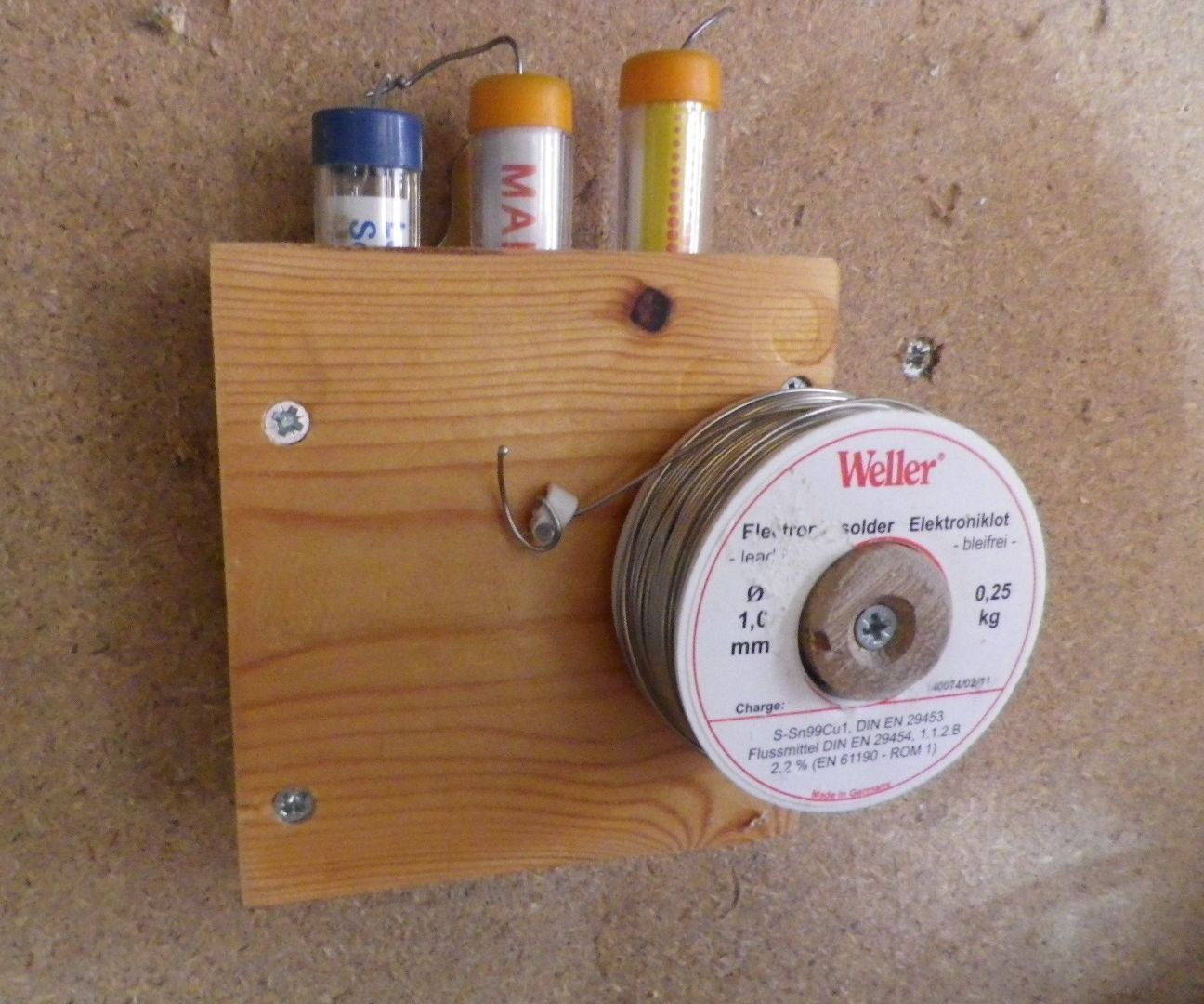 How To- Simple Electrical Solder Storage