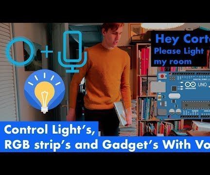 Voice Control Lights Electronics RGB Led Strips and More With Cortana and Arduino Home Automation