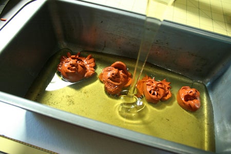 Pour Melted ComposiMold-Food Contact Over Your Sculptures.