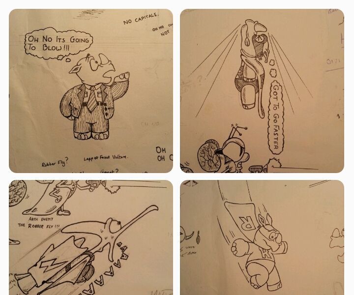How to Sketch Simple Cartoon / Comic Characters