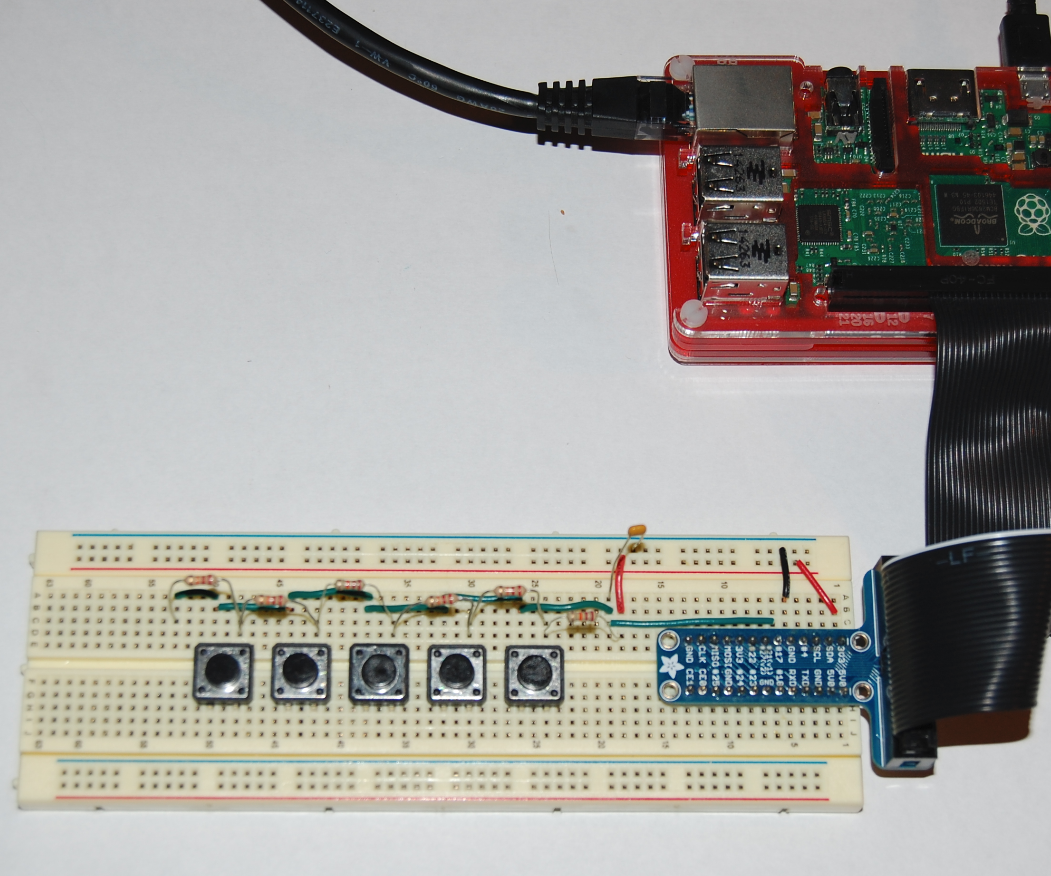 RaspberryPi: Multiple Buttons on One Digital Pin