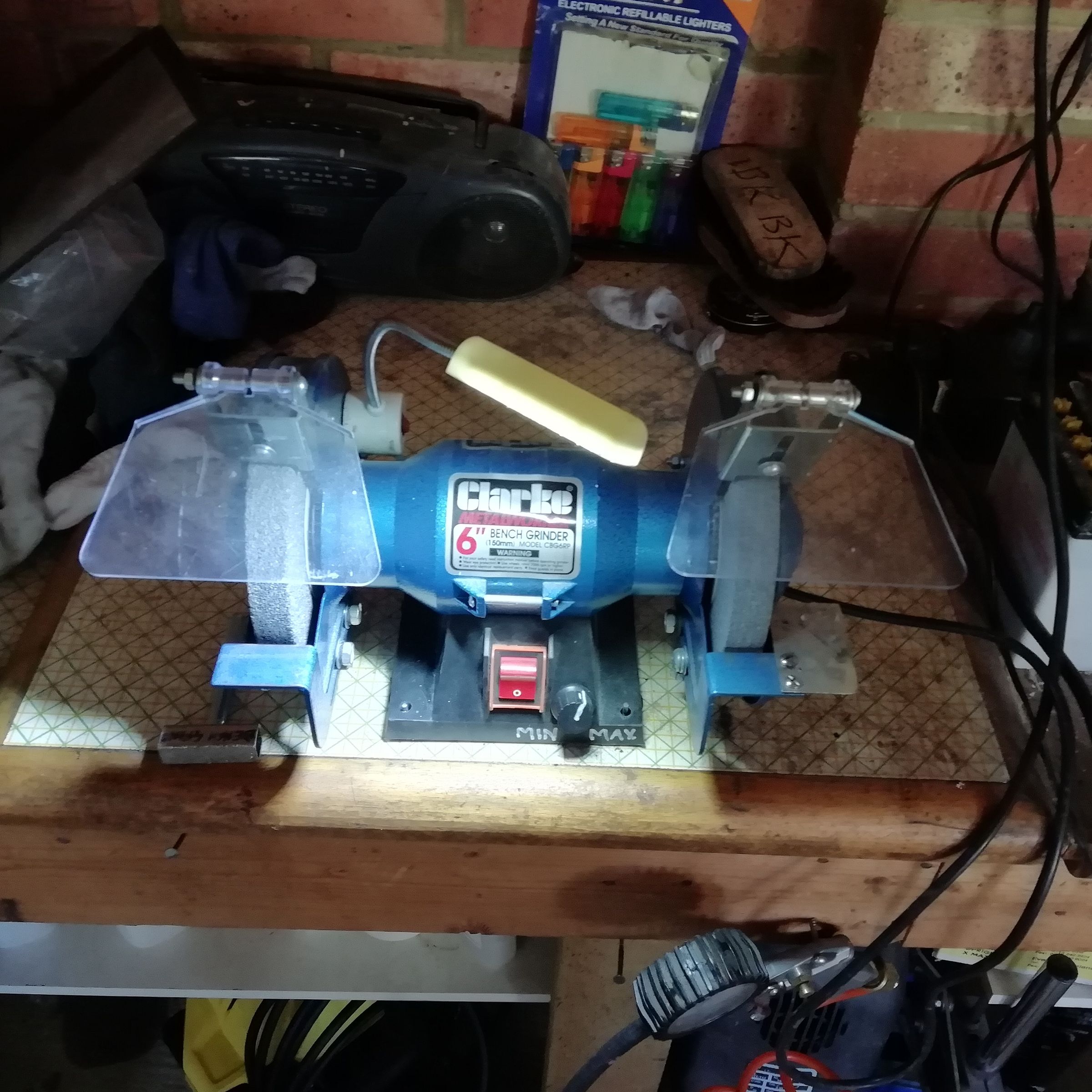 Bench Grinder Mods 4 Steps Instructables
