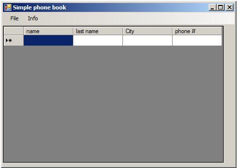 How to Create Simple Phone Book Application C#