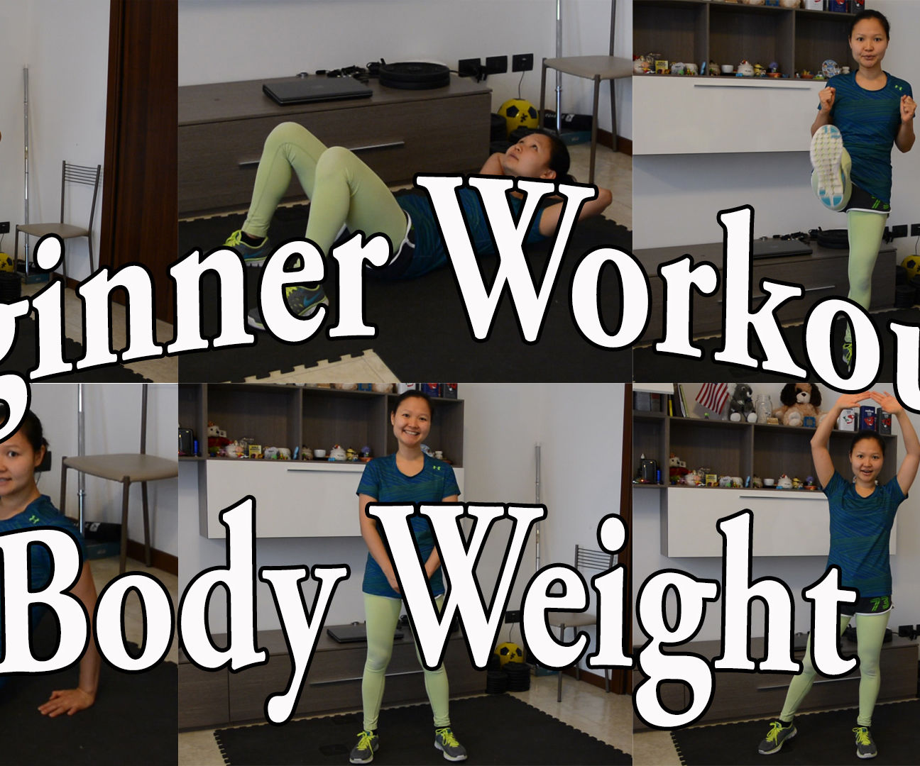 Full Body Beginner Home Workout 