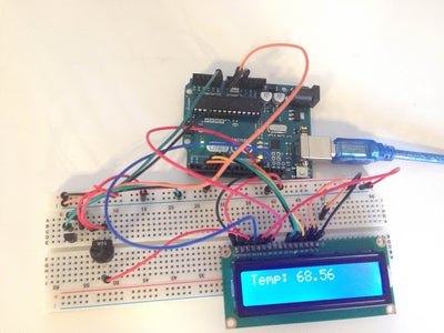 Arduino Temperature Sensor With LCD : 6 Steps - Instructables