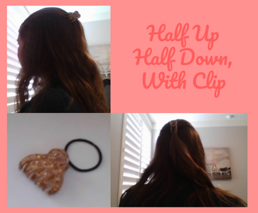 Half Up Half Down W/ Clip 