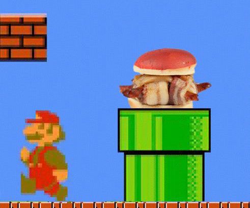Koopa Troopa Bacon Turtle Burgers