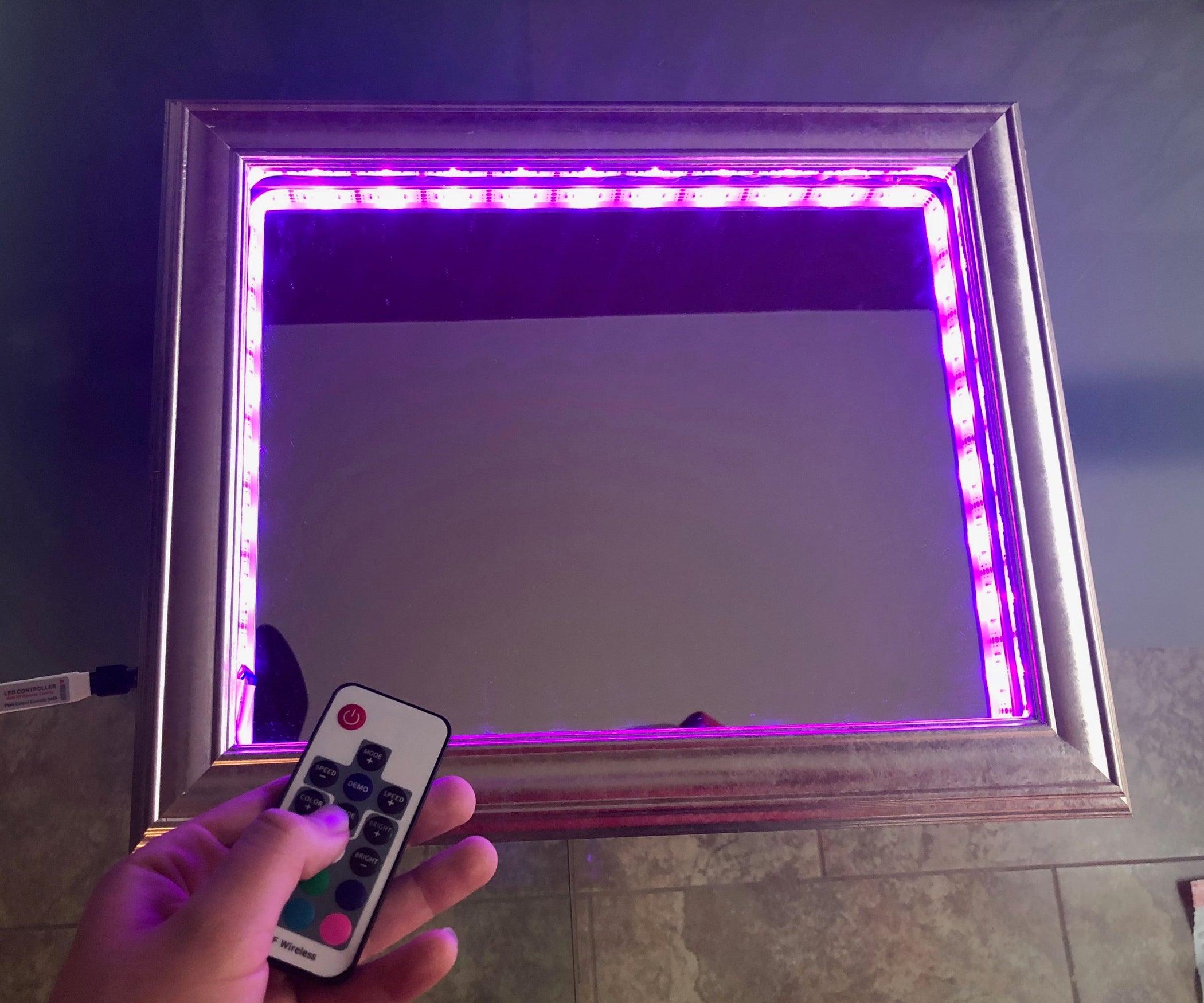 Fancy LED Mirror 7 Steps (with Pictures) Instructables