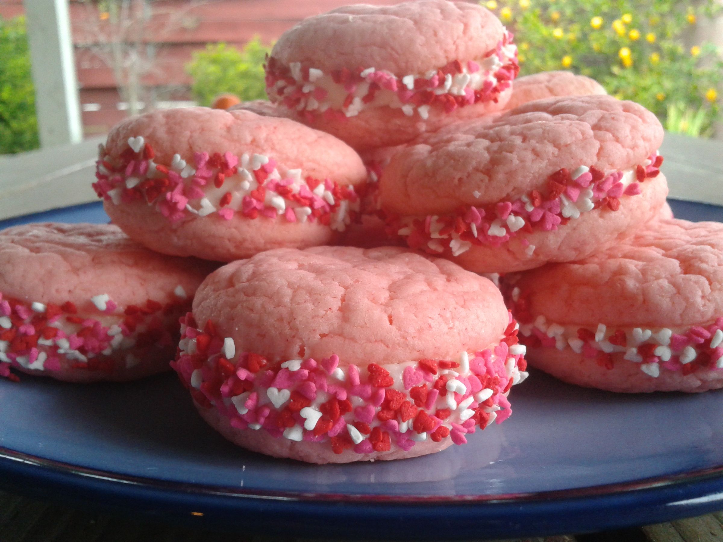 Valentine Cake Cookies