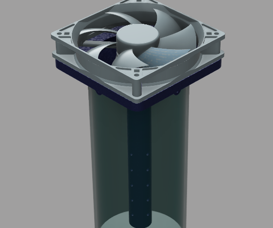 3D Printed Simple Desk Aircooler
