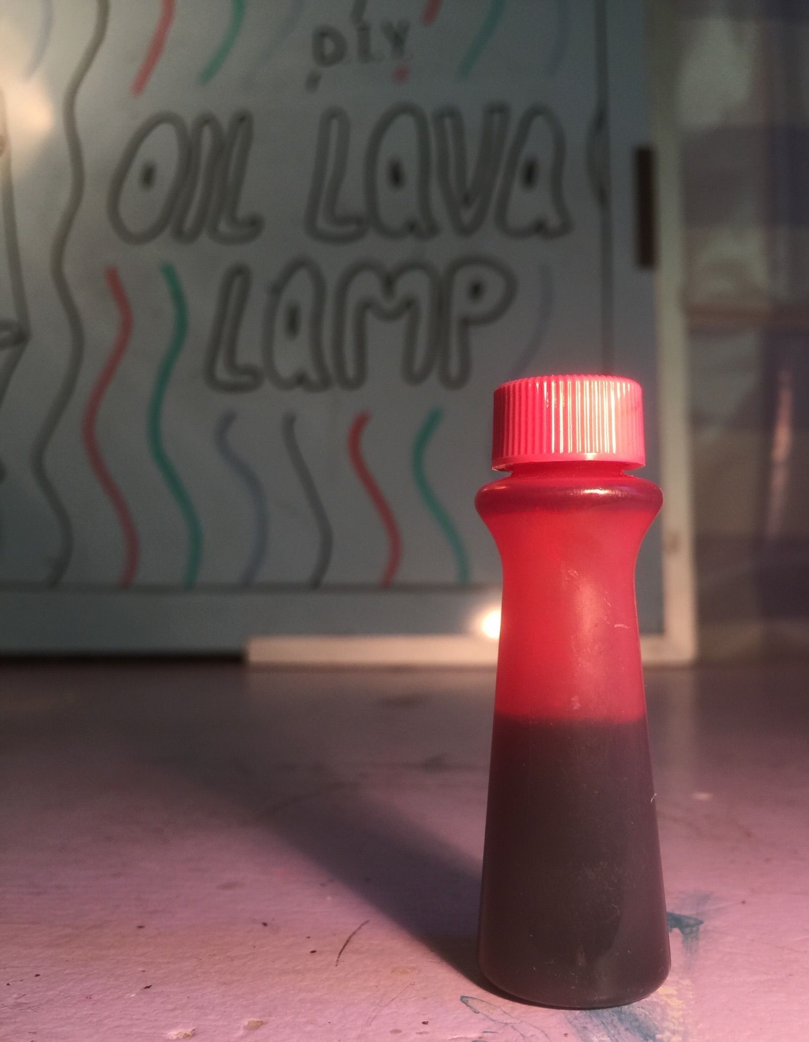 DIY Oil Lava Lamp 5 Steps Instructables