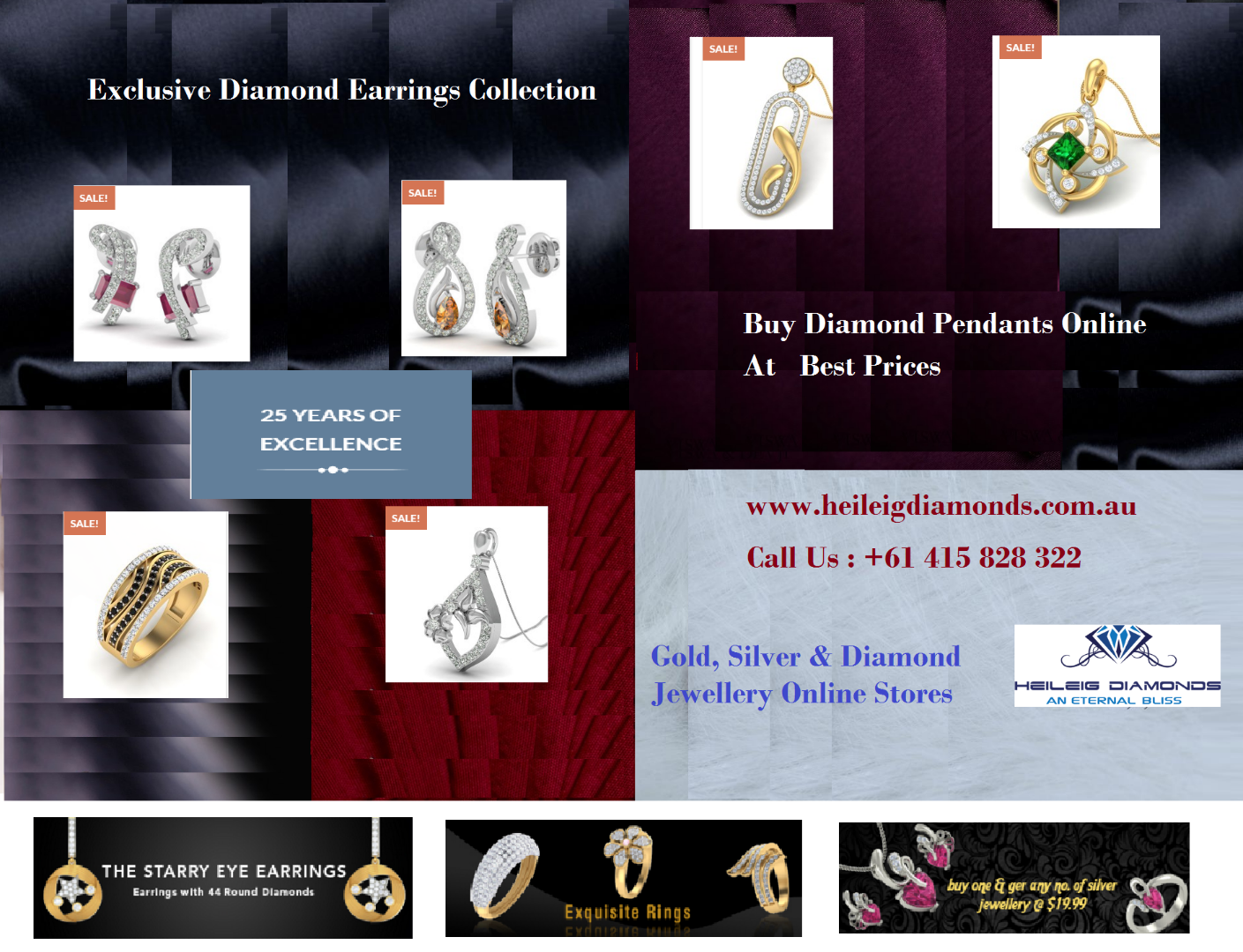 Buy Attractive Diamond Pendants