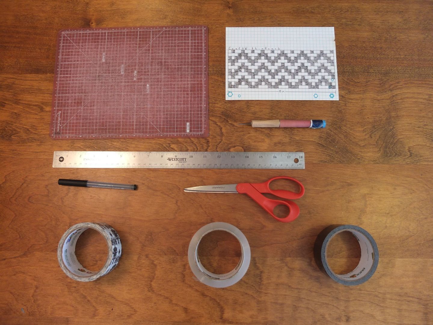 Duct Tape Zig Zag Weave 7 Steps (with Pictures) Instructables