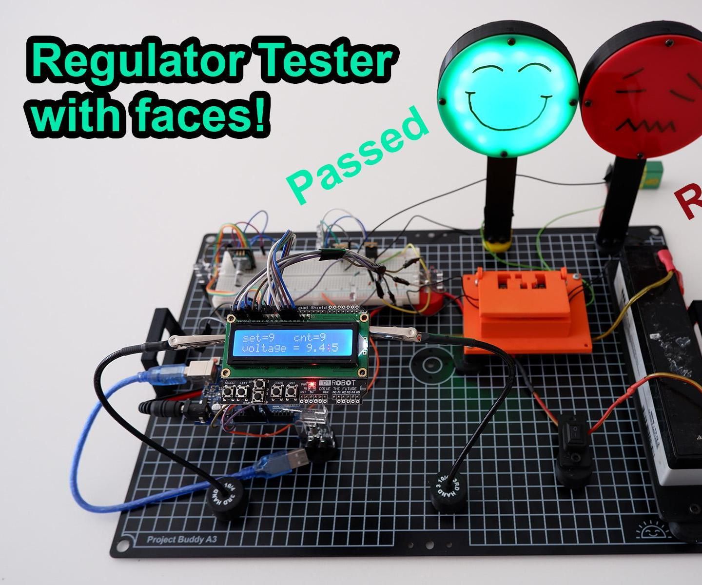 Regulator Tester With Faces