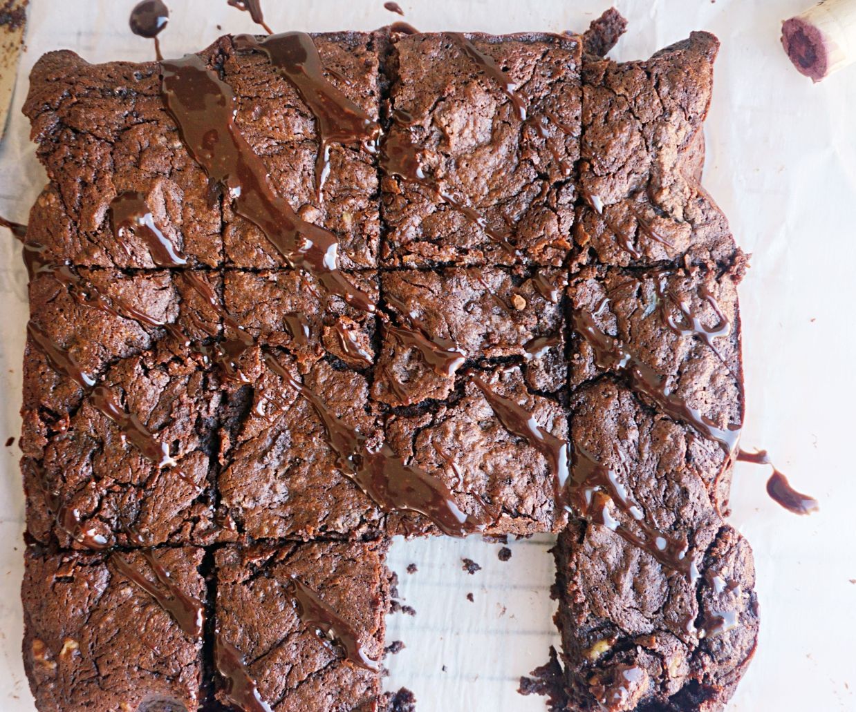 Red Wine Brownies (gf)