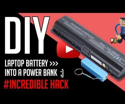 Power Bank From Laptop Battery